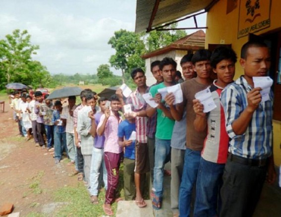 Kamalpur: Surma bye-election ended peacefully with almost 84% casting: Nothing untoward reported Kamalpur: Surma bye-election ended peacefully with almost 84% casting: Nothing untoward reported